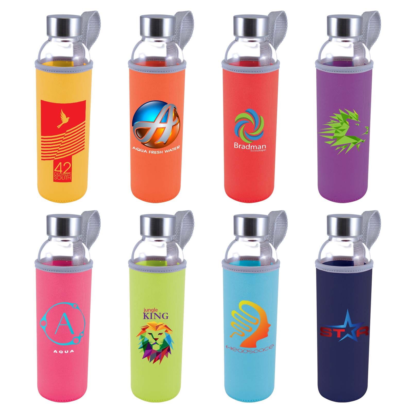 CBWM: UV Printed Logo & Heat Transfer Vinyl Water Bottles and Holder