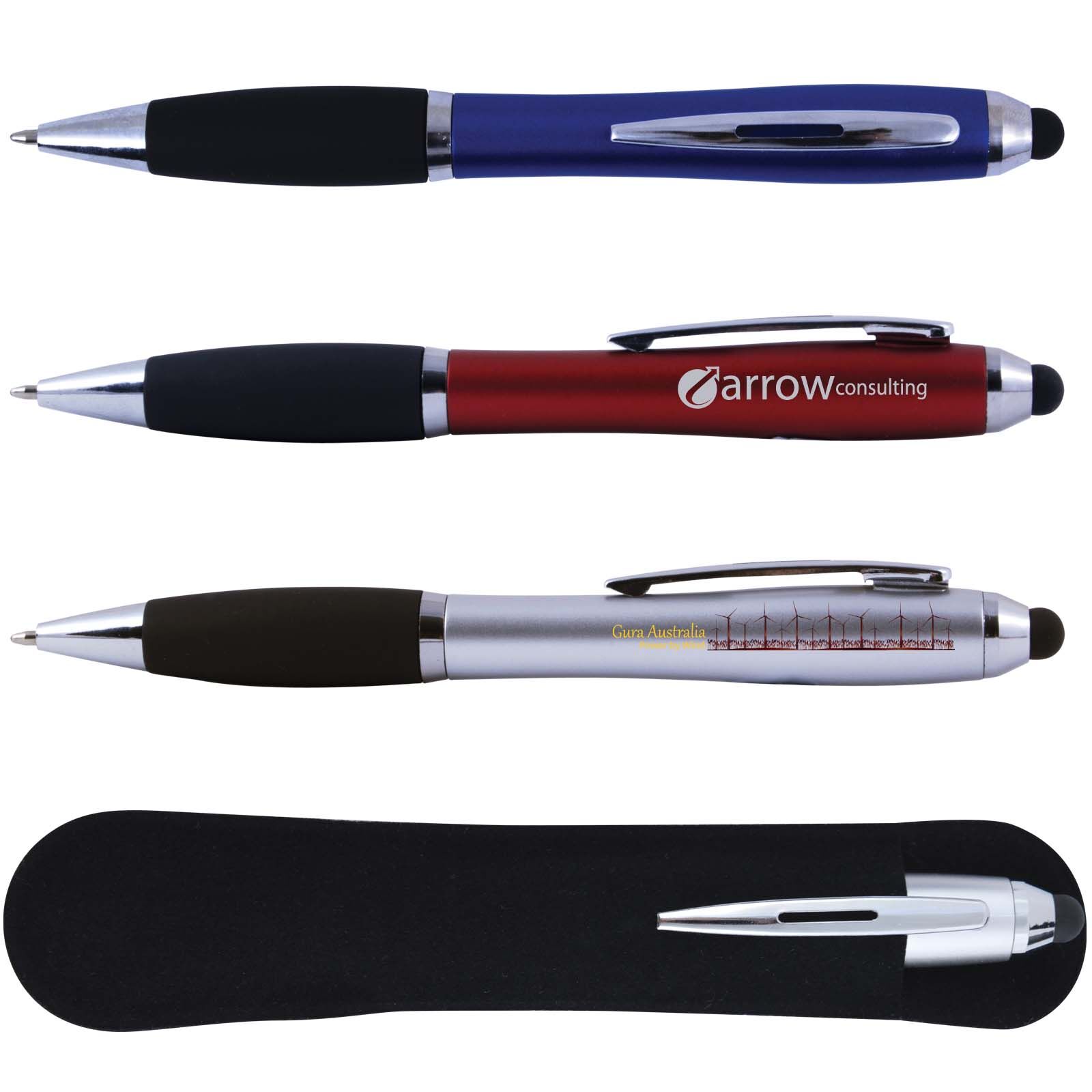 CBWM: Heat Transfer Vinyl, UV Printed Logo in Pens and Holders