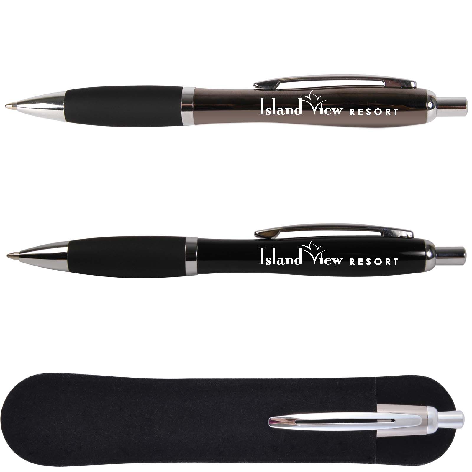 CBWM: Heat Transfer Vinyl, UV Printed Logo in Pens and Holders