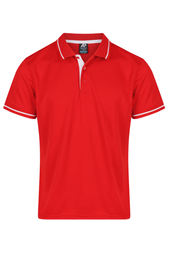 Aussie Pacific Cottesloe Mens Polos Red