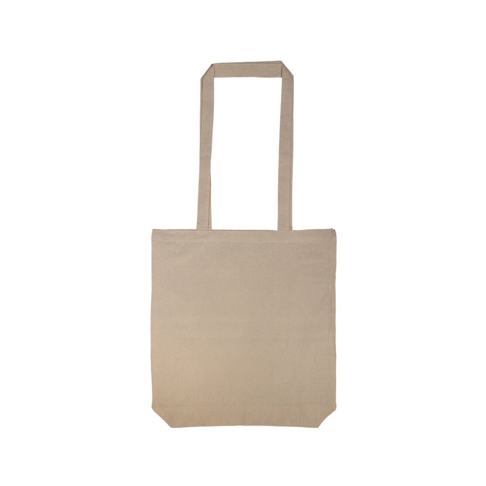LL512_Natural_Logoline Calico Long Handle Bag