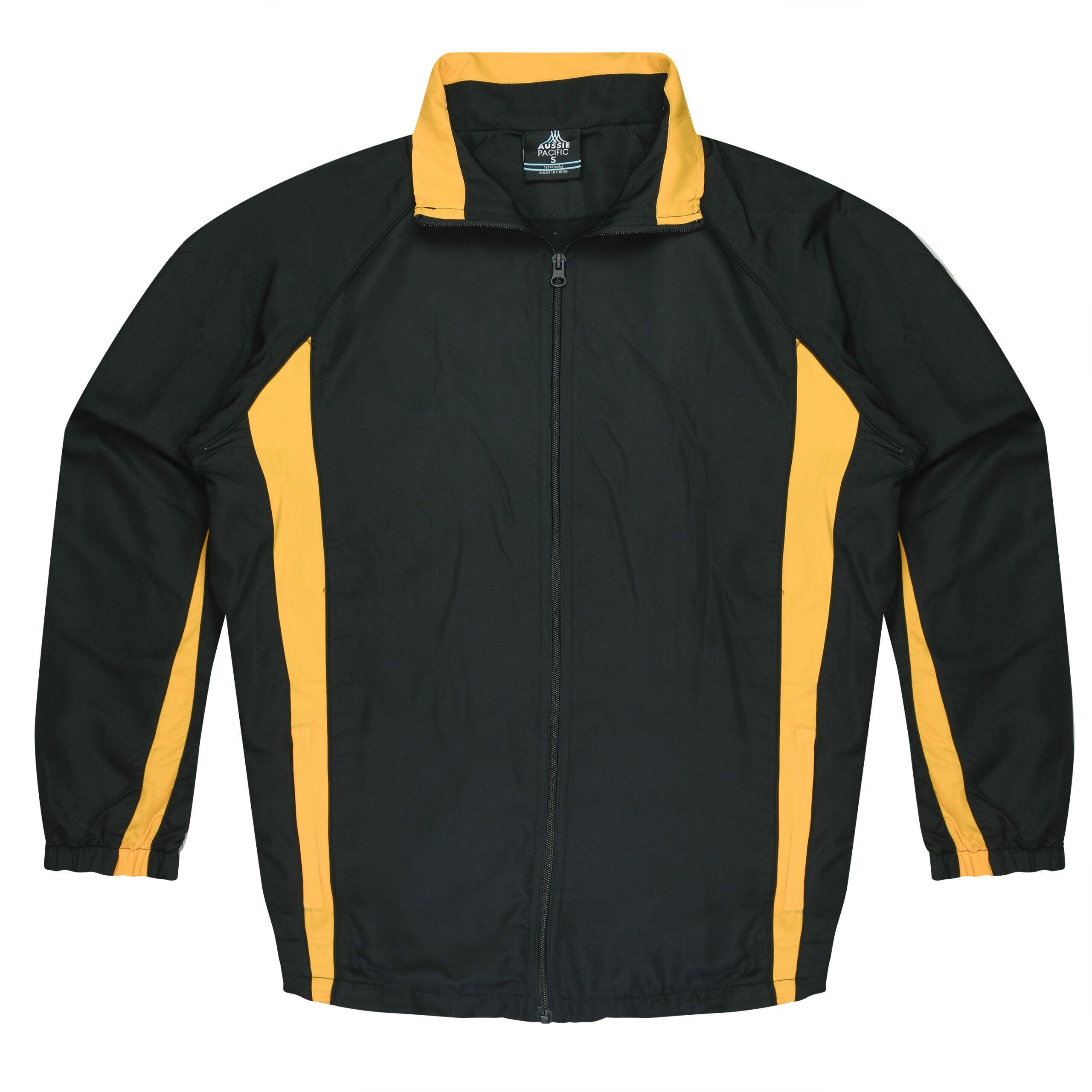 CBWM: Men's Jacket - Eureka Black-Gold Front for Printing and Embroidery needs CBWM: Men's Jacket - Eureka Black-Gold Front for Printing and Embroidery needs