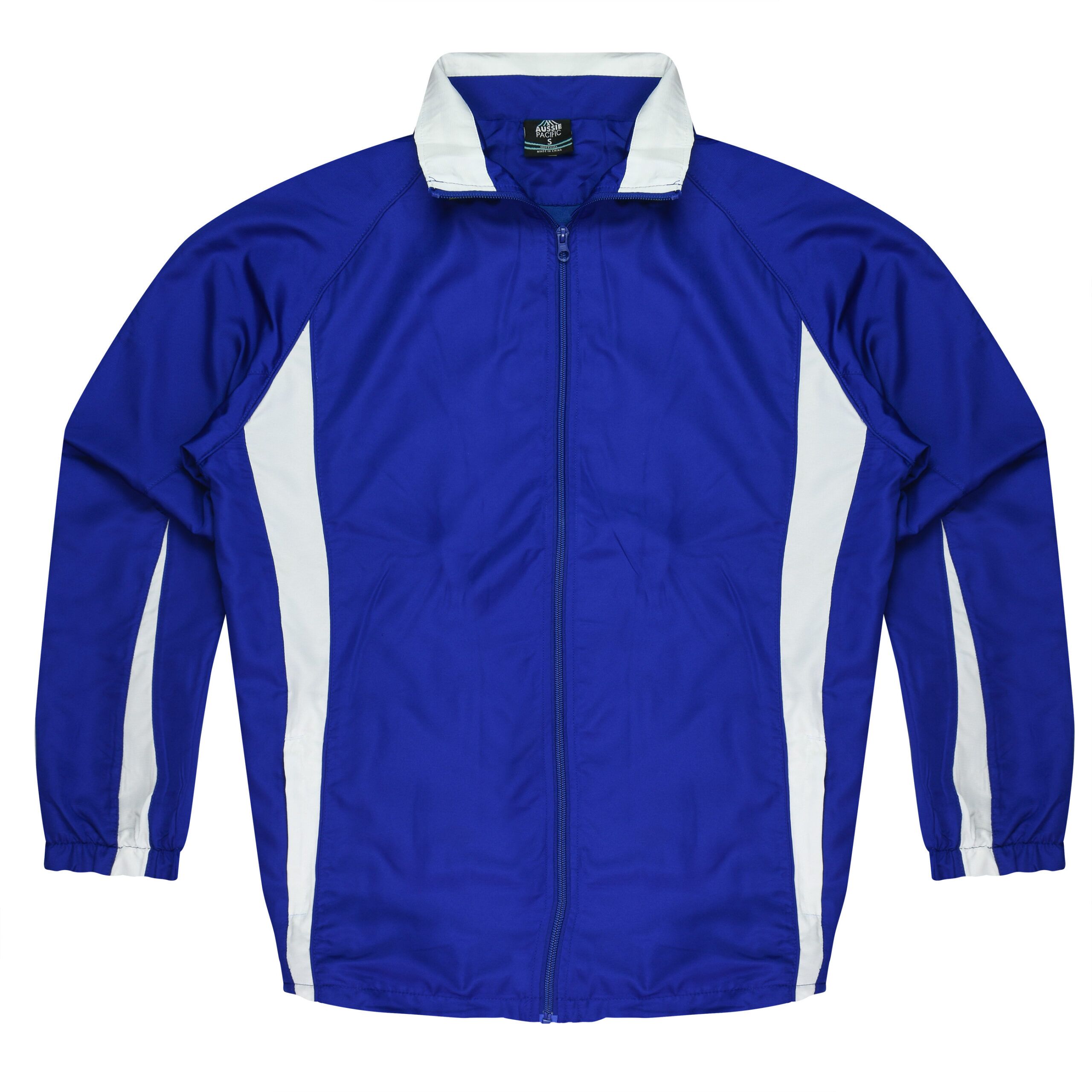CBWM: Men's Jacket Printing and Embroidery- Eureka Royal-White Front CBWM: Men's Jacket Printing and Embroidery- Eureka Royal-White Front