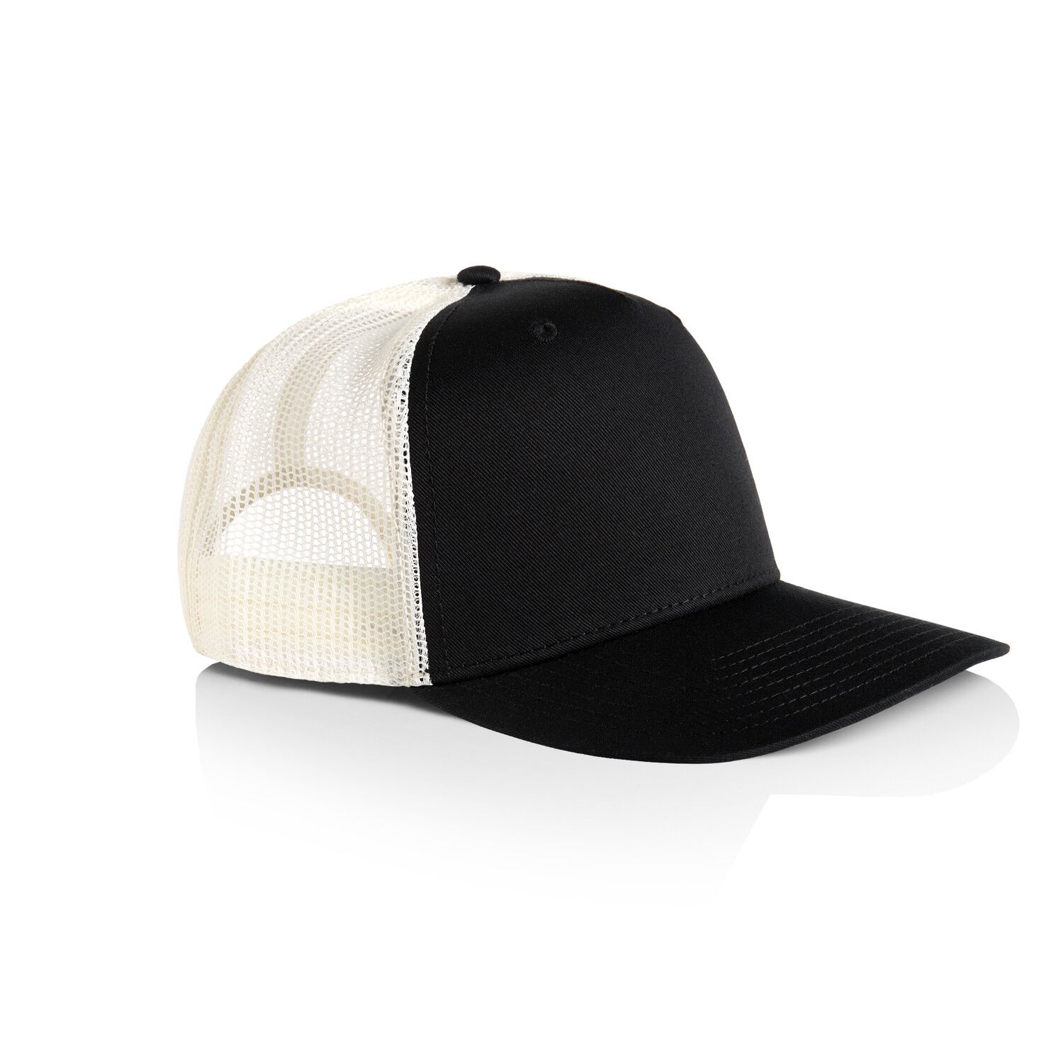 1110_AsColour Stock Contrast Trucker_TRUCKER_BLACK_ECRU 1110_AsColour Stock Contrast Trucker_TRUCKER_BLACK_ECRU