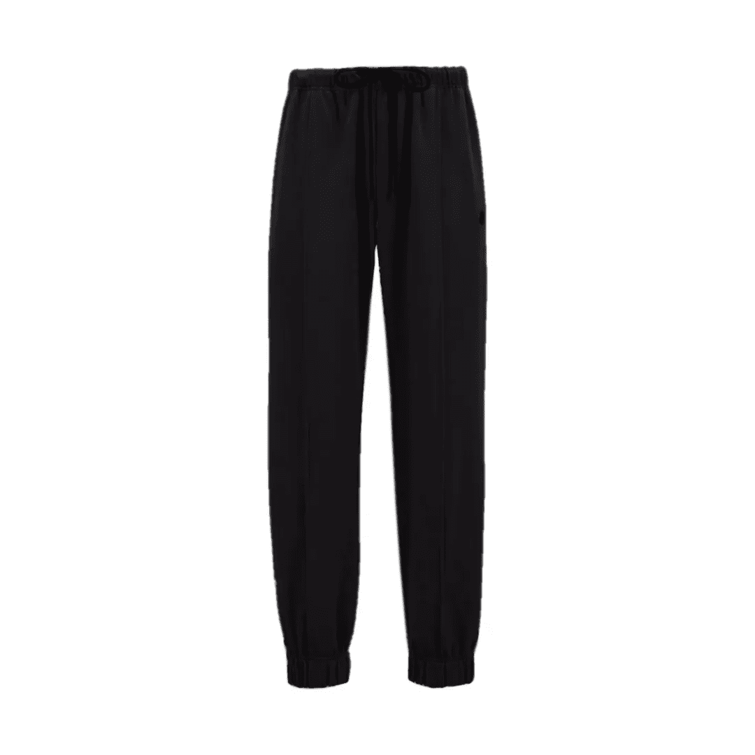 Black Sports Pants Sample Product for Embroidery Service Black Sports Pants Sample Product for Embroidery Service