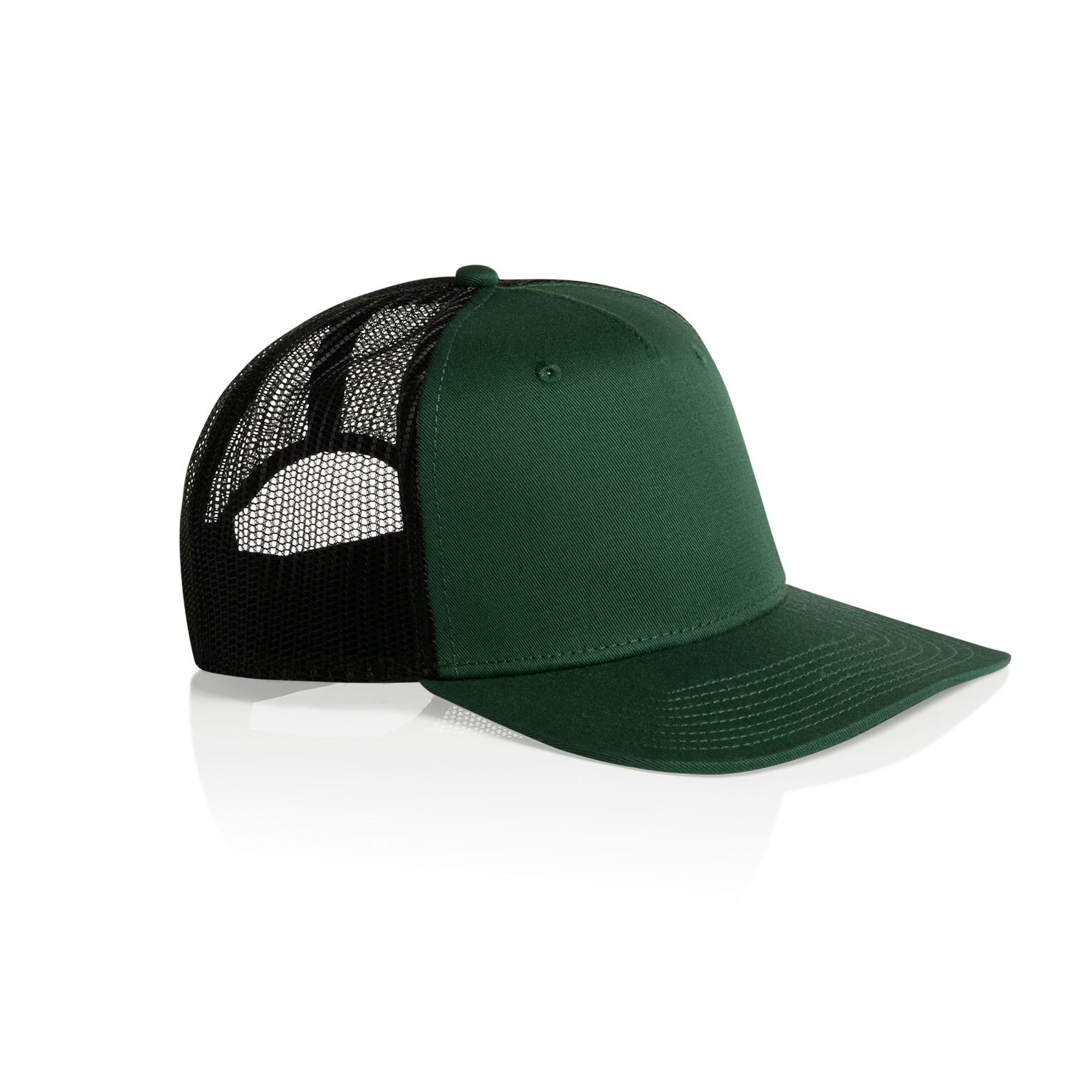 1110_AsColour Stock Contrast Trucker_FOREST_GREEN_BLACK_SIDE 1110_AsColour Stock Contrast Trucker_FOREST_GREEN_BLACK_SIDE
