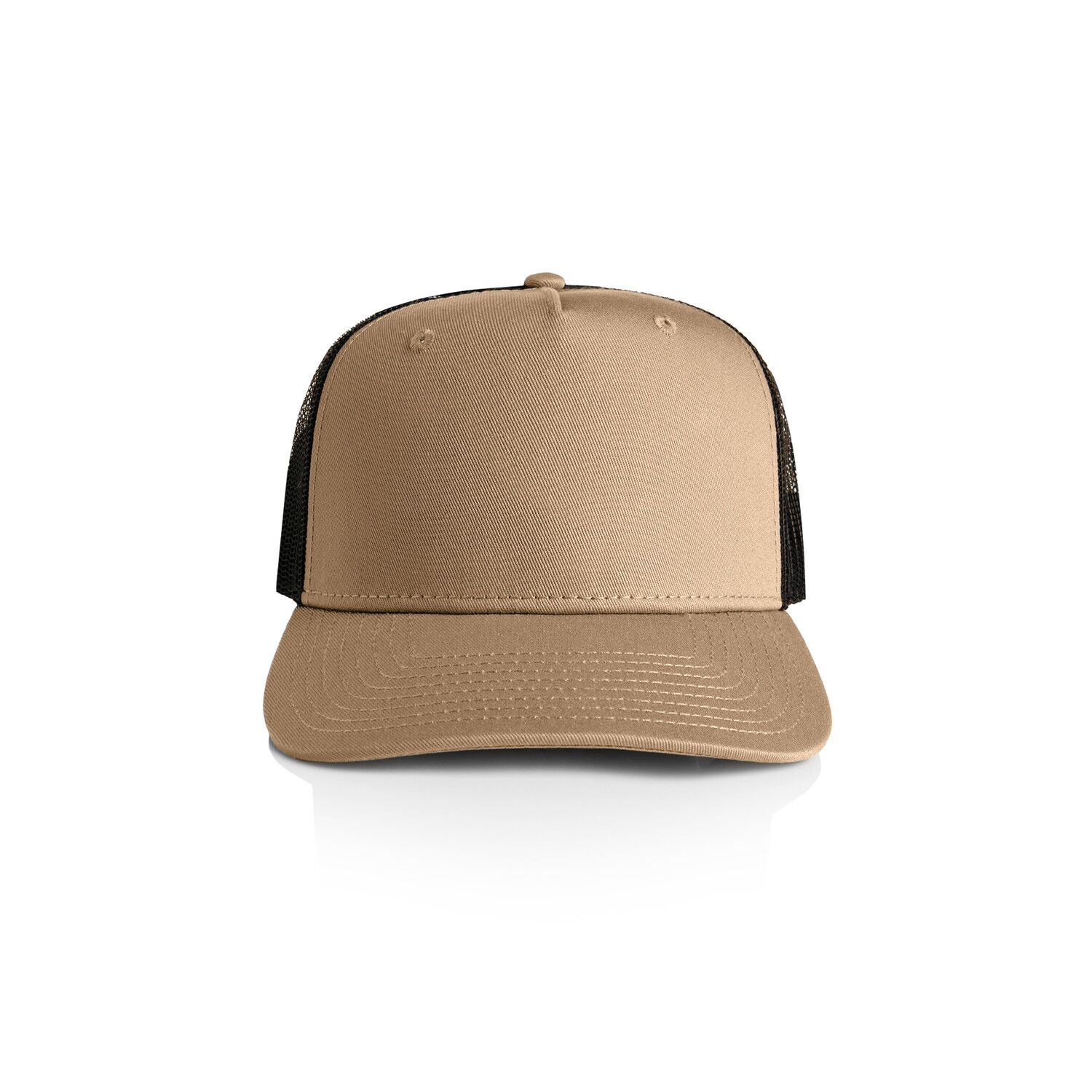 1110_AsColour Stock Contrast Trucker_KHAKI_BLACK 1110_AsColour Stock Contrast Trucker_KHAKI_BLACK