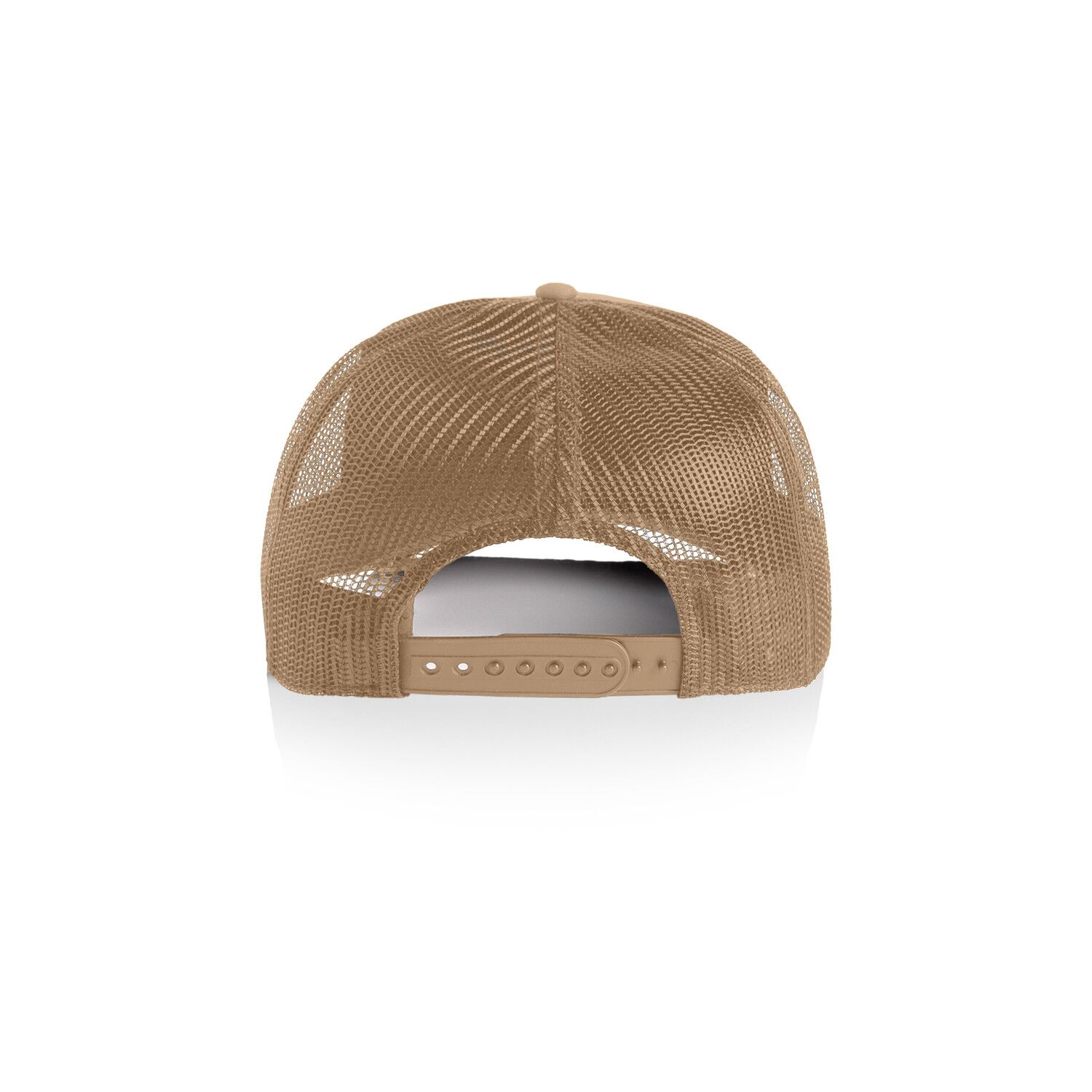 1110_AsColour Stock Contrast Trucker_KHAKI_BLACK_BACK 1110_AsColour Stock Contrast Trucker_KHAKI_BLACK_BACK