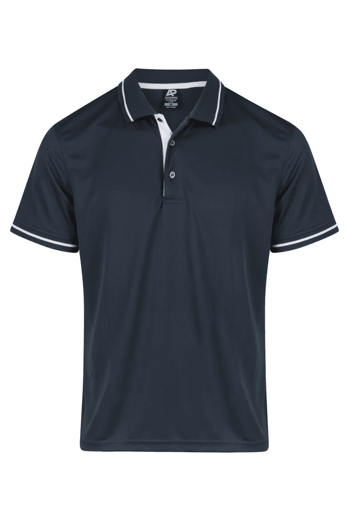 Aussie Pacific Cottesloe Mens Polos Navy Aussie Pacific Cottesloe Mens Polos Navy