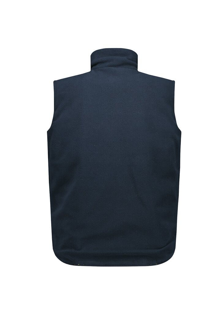 ZV228_Product_Yellow_Syzmik Unisex Hi Vis Waterproof Reversible Vest Rev Bk ZV228_Product_Yellow_Syzmik Unisex Hi Vis Waterproof Reversible Vest Rev Bk