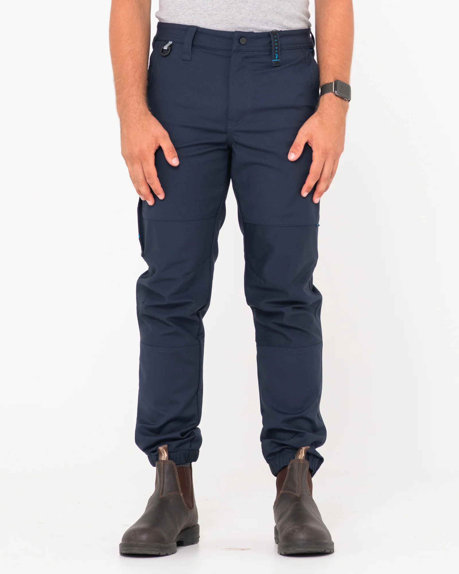 T24-PAM246-TRNavy Rusty Tr246 9 Pocket Stretch Cuffed Work Pant Fr T24-PAM246-TRNavy Rusty Tr246 9 Pocket Stretch Cuffed Work Pant Fr