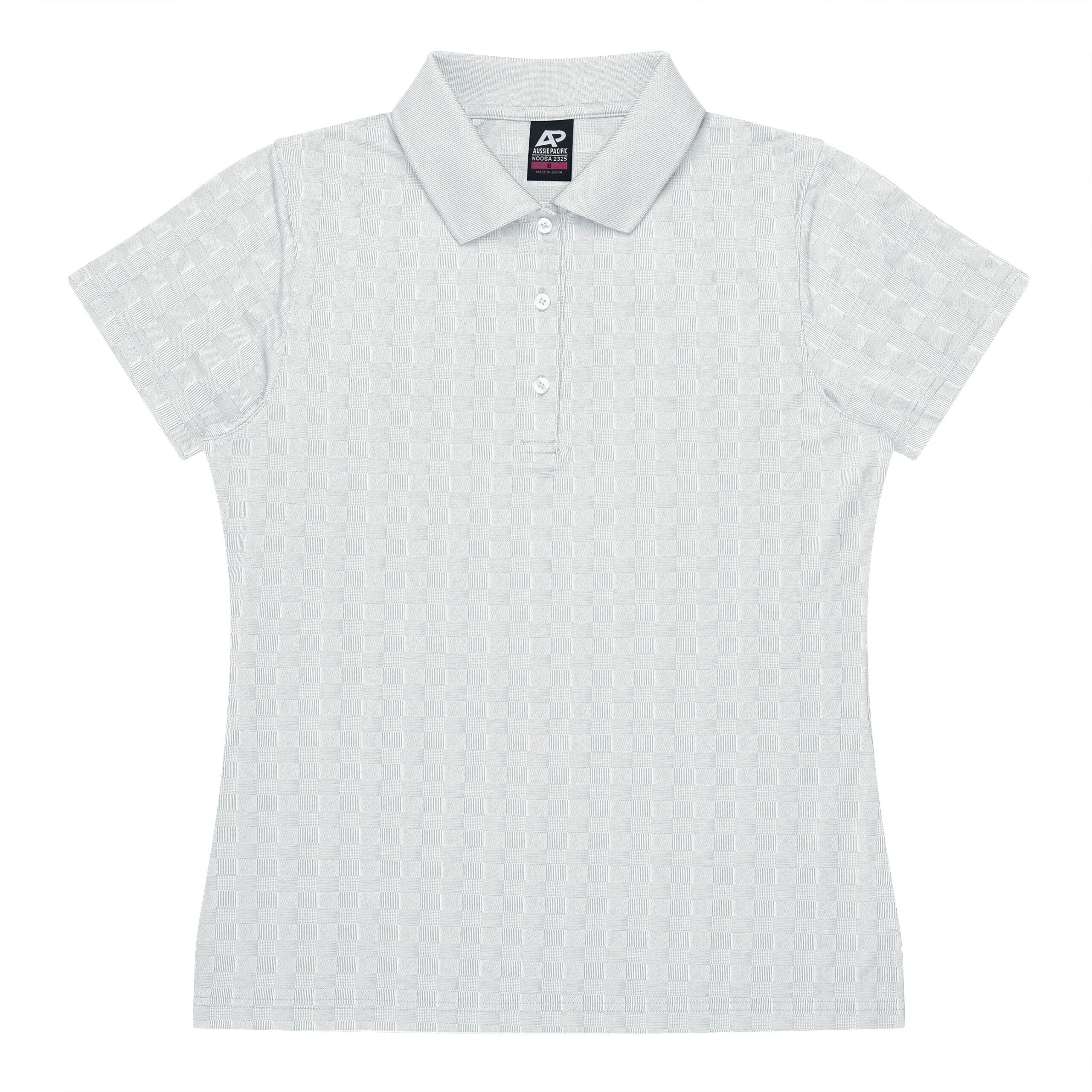 CBWM: Custom Women's Polo Shirt Printing & Embroidery – NOOSA White-Front CBWM: Custom Women's Polo Shirt Printing & Embroidery – NOOSA White-Front