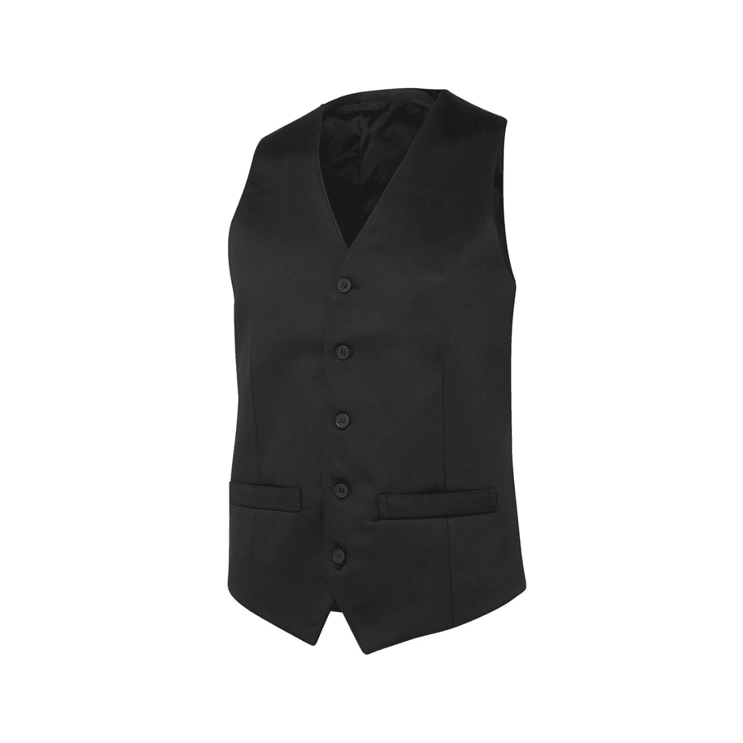 Waiting vest product sample for hospitality wear for embroidery processing Waiting vest product sample for hospitality wear for embroidery processing