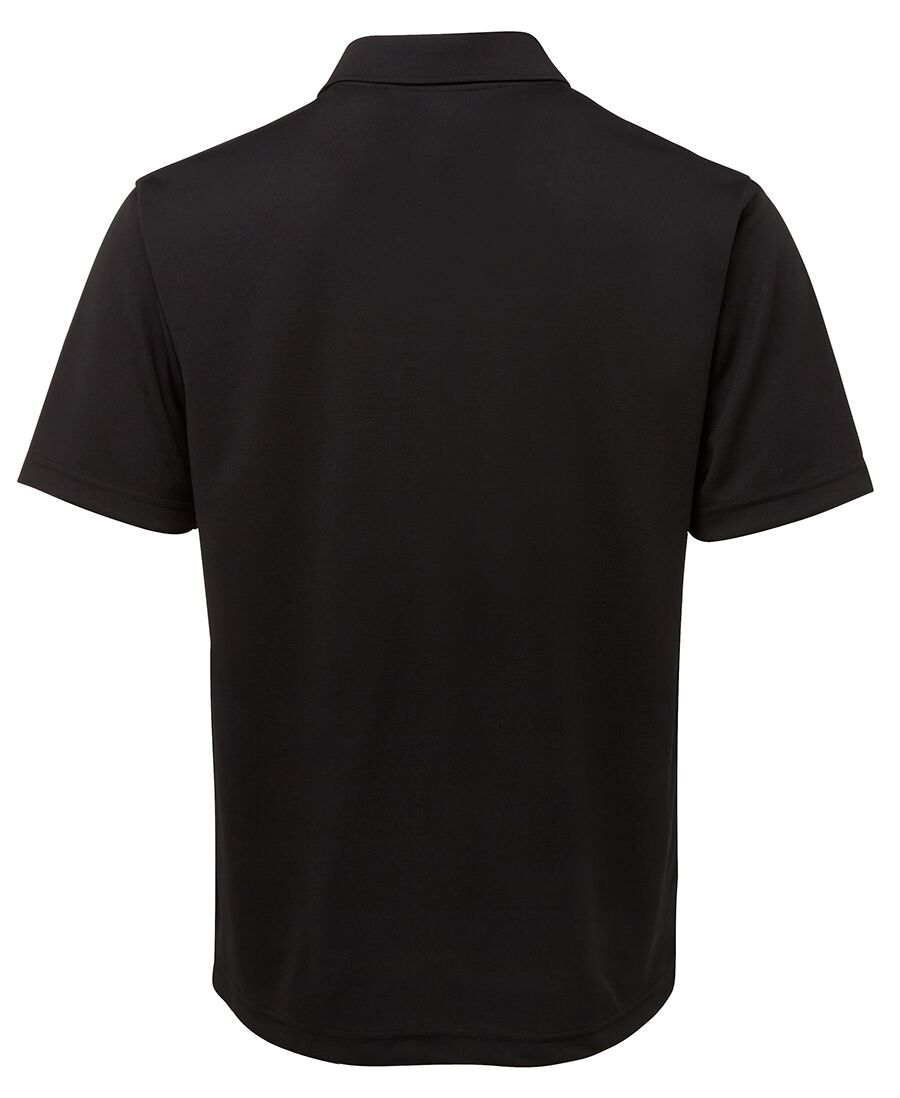 Podium S/S Poly Polo - Black- sample product for embroidery patches for t shirts Podium S/S Poly Polo - Black- sample product for embroidery patches for t shirts