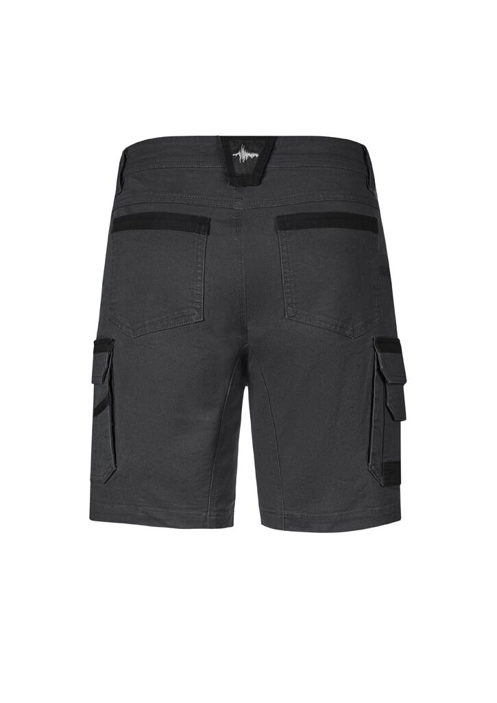 ZS822_Charcoal_Syzmik Mens Streetworx Heritage Short Bk ZS822_Charcoal_Syzmik