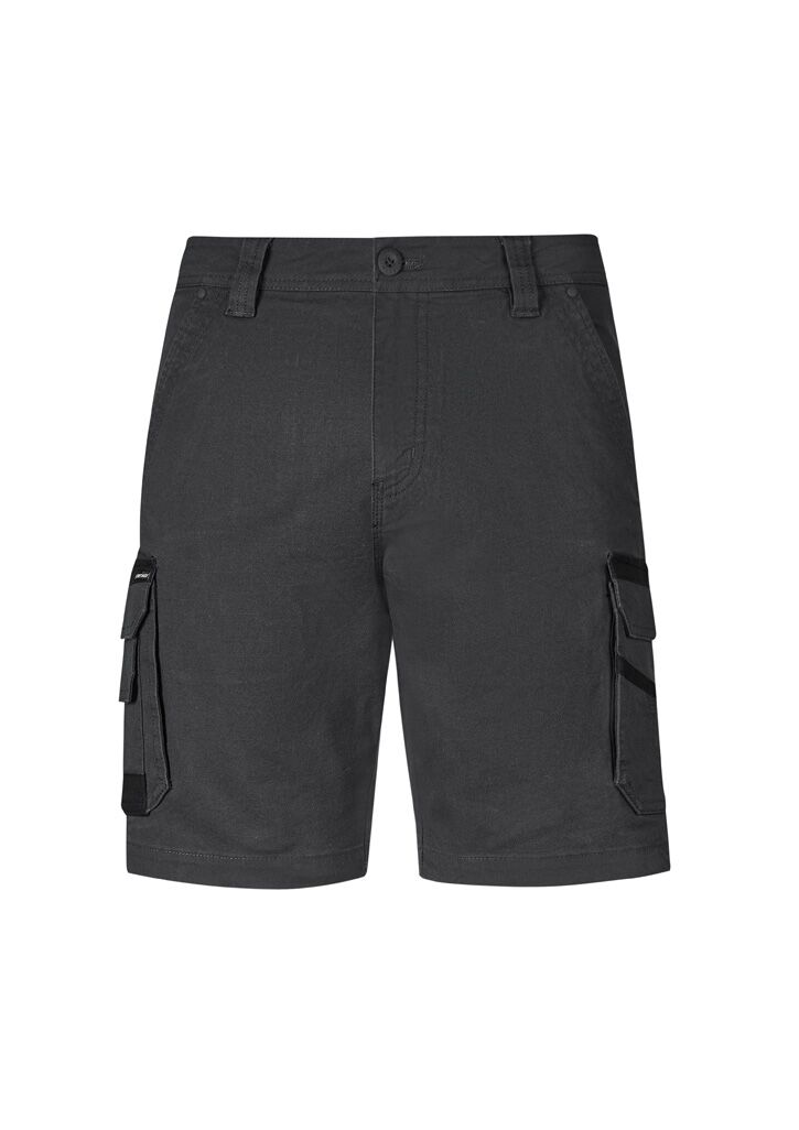 ZS822_Charcoal_Syzmik Mens Streetworx Heritage Short ZS822_Charcoal_Syzmik Mens Streetworx Heritage Short