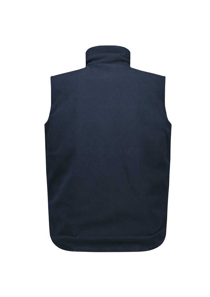 ZV228_Product_Orange_Syzmik Unisex Hi Vis Waterproof Reversible Vest Rev Bk ZV228_Product_Orange_Syzmik Unisex Hi Vis Waterproof Reversible Vest Rev Bk